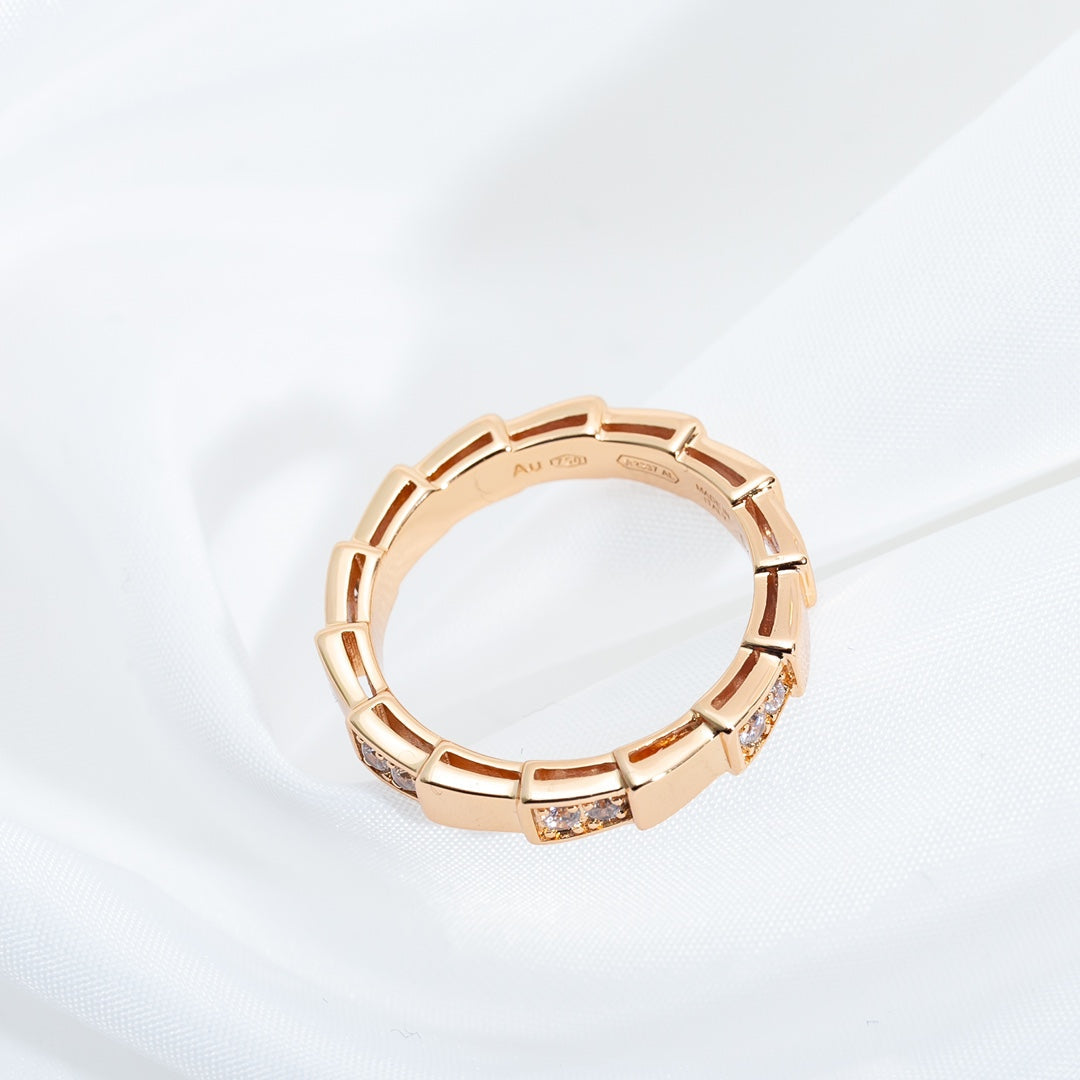 [⭐Shinejoy]SERPENTI RING ROSEGOLD 3MM