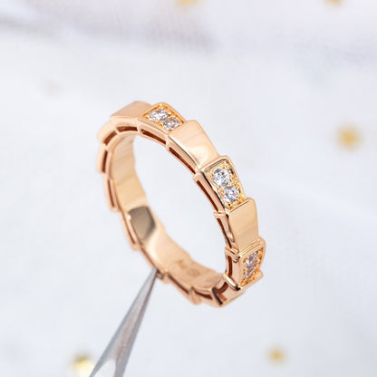 [⭐Shinejoy]SERPENTI RING ROSEGOLD 3MM