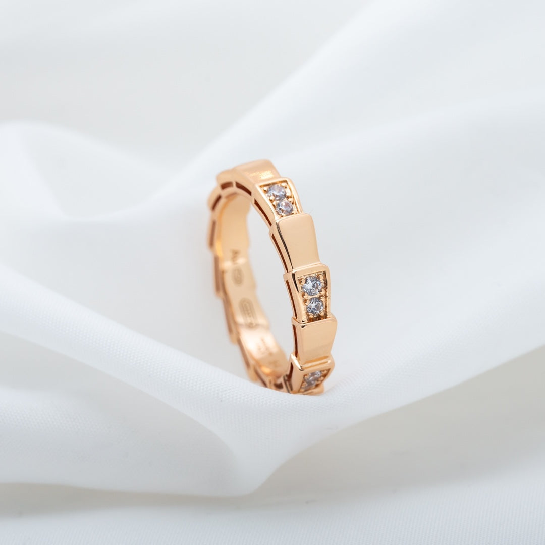 [⭐Shinejoy]SERPENTI RING ROSEGOLD 3MM