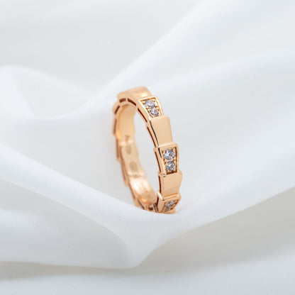 [⭐Shinejoy]SERPENTI RING ROSEGOLD 3MM