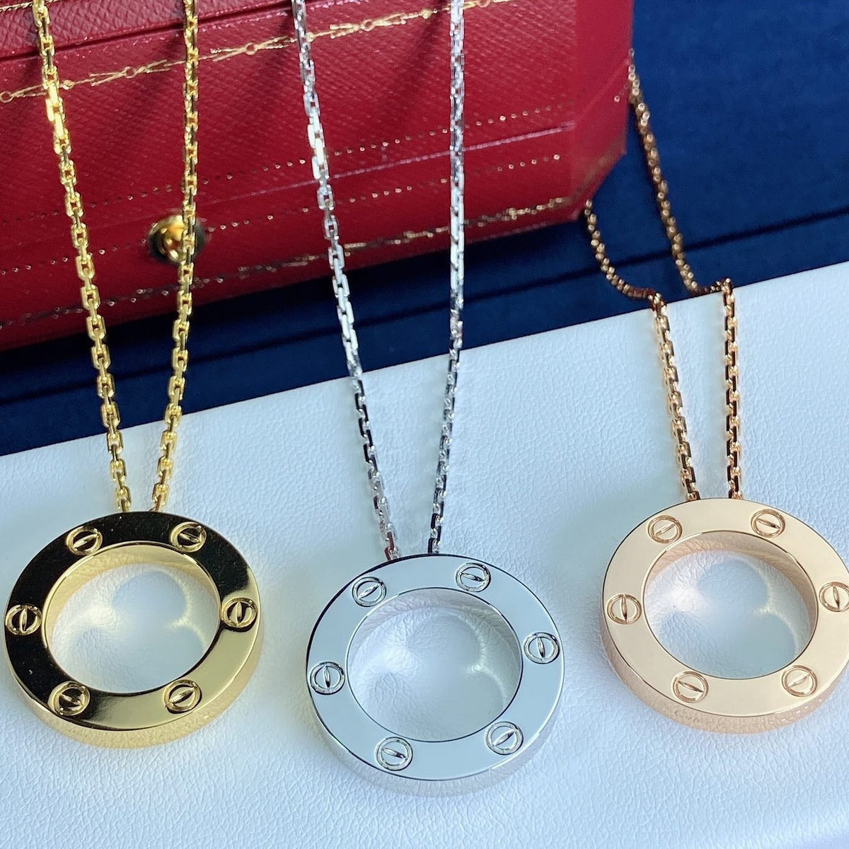 [⭐Shinejoy]LOVE ネックレス 16MM