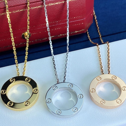 [⭐Shinejoy]LOVE ネックレス 16MM