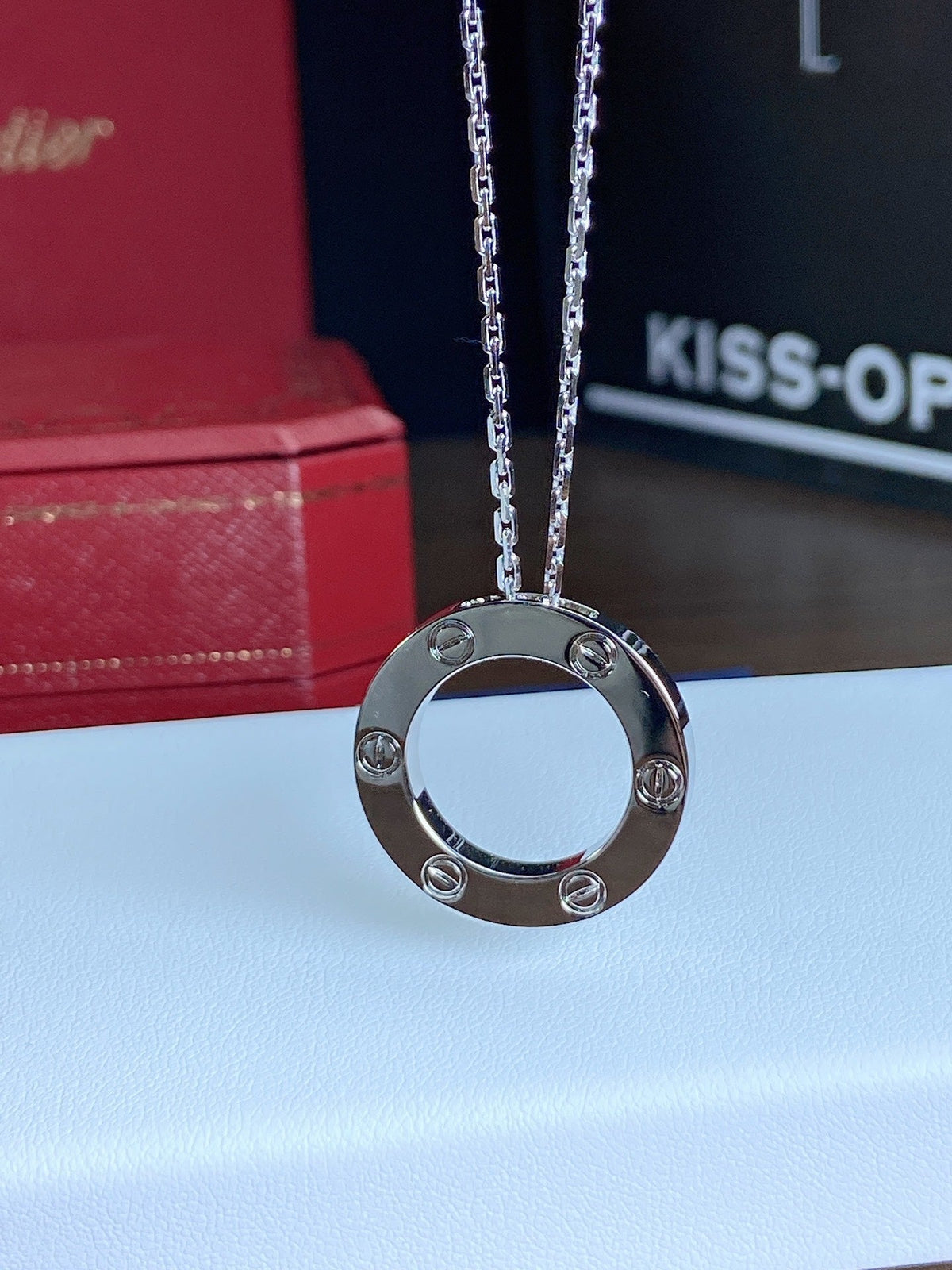 [⭐Shinejoy]LOVE ネックレス 16MM