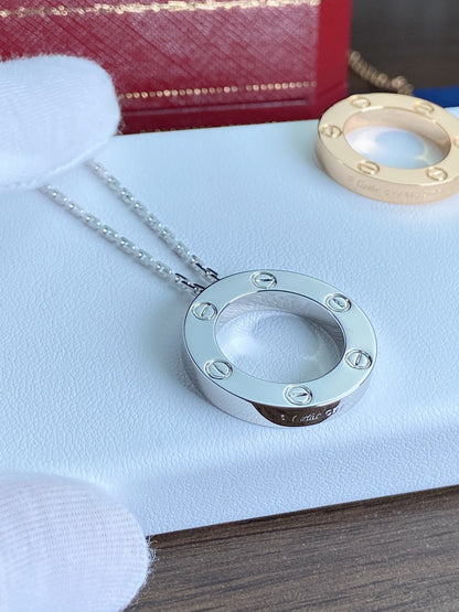[⭐Shinejoy]LOVE ネックレス 16MM