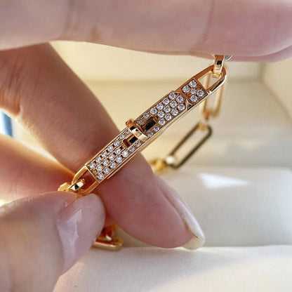 [⭐Shinejoy]チェーンブレスレット スモールモデル ダイヤモンド