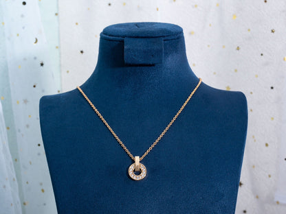 [⭐Shinejoy]GARI HALSKETTE ROSÉGOLD DIAMANT
