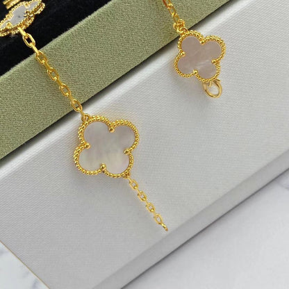 [⭐Shinejoy]MAGIC CLOVER MOP GOLD BRACELET 5 MOTIFS