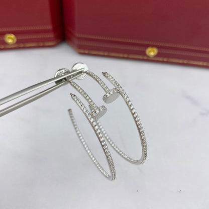 [⭐Shinejoy]ジュスト ピアス フルダイヤモンド 1.8MM