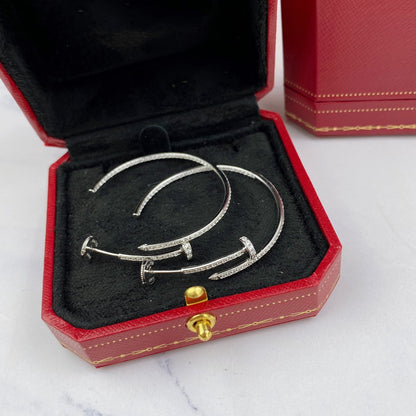 [⭐Shinejoy]ジュスト ピアス フルダイヤモンド 1.8MM