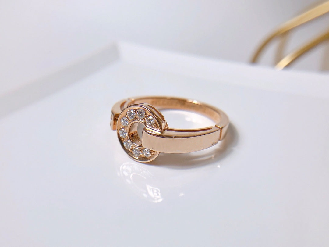 [⭐Shinejoy]DREAM RING DIAMOND PINK GOLD