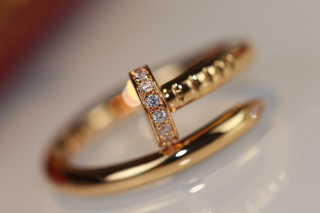 [⭐Shinejoy]JUSTE RING 2.65MM GOLD DIAMOND