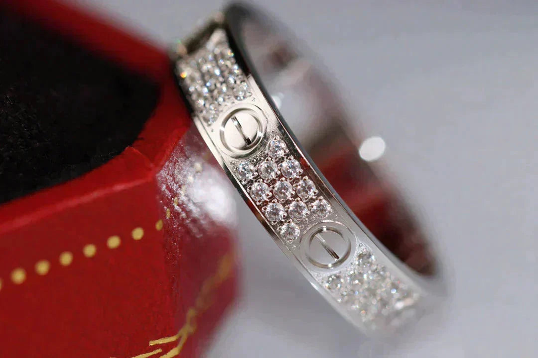 [⭐Shinejoy]LOVE RING 3.6MM ダイヤモンドパヴェ