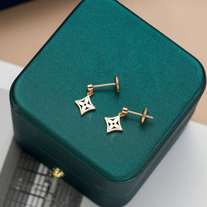 [⭐Shinejoy]スターイヤリング ゴールド