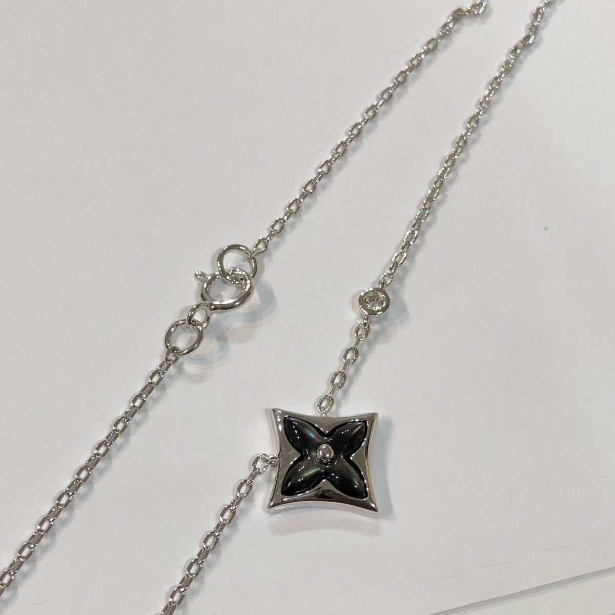 [⭐Shinejoy]スターブラックモップネックレス