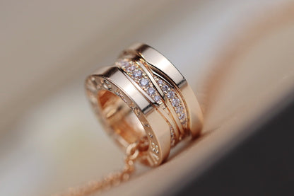 [⭐Shinejoy]ZERO 1 ピンクゴールド ダイヤモンドネックレス