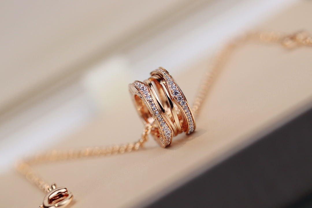 [⭐Shinejoy]ZERO 1 HALSKETTE IN ROSÉGOLD