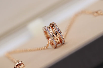 [⭐Shinejoy]ZERO 1 HALSKETTE IN ROSÉGOLD