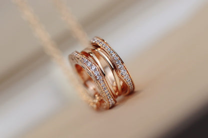 [⭐Shinejoy]ZERO 1 HALSKETTE IN ROSÉGOLD