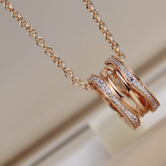 [⭐Shinejoy]ZERO 1 HALSKETTE IN ROSÉGOLD