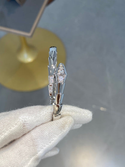 [⭐Shinejoy]セルペンティ ブレスレット ダイヤモンド シルバー