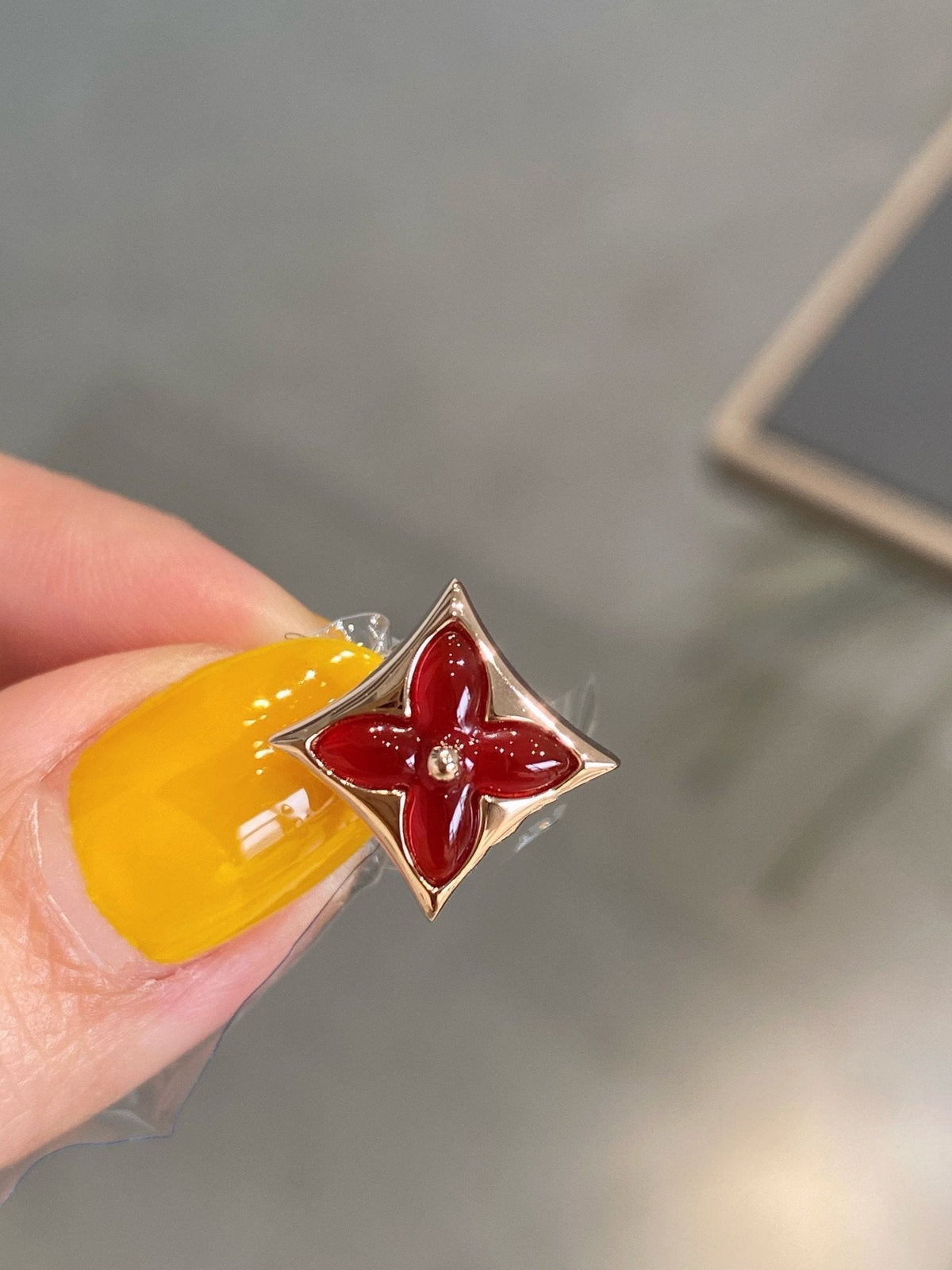 [⭐Shinejoy]スター＆サン ピンクゴールド カーネリアン スタッドピアス