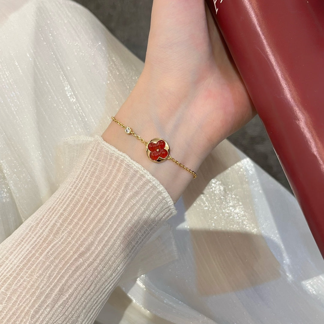 [⭐Shinejoy]SUN PEDANT CARNELIAN BRACELET