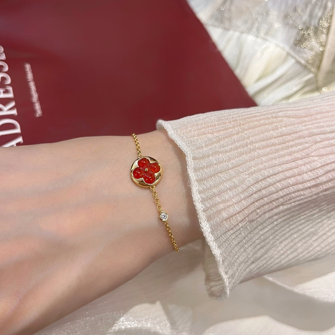 [⭐Shinejoy]SUN PEDANT CARNELIAN BRACELET