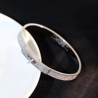 [⭐Shinejoy]KELLY BRACELET DIAMOND PAVED
