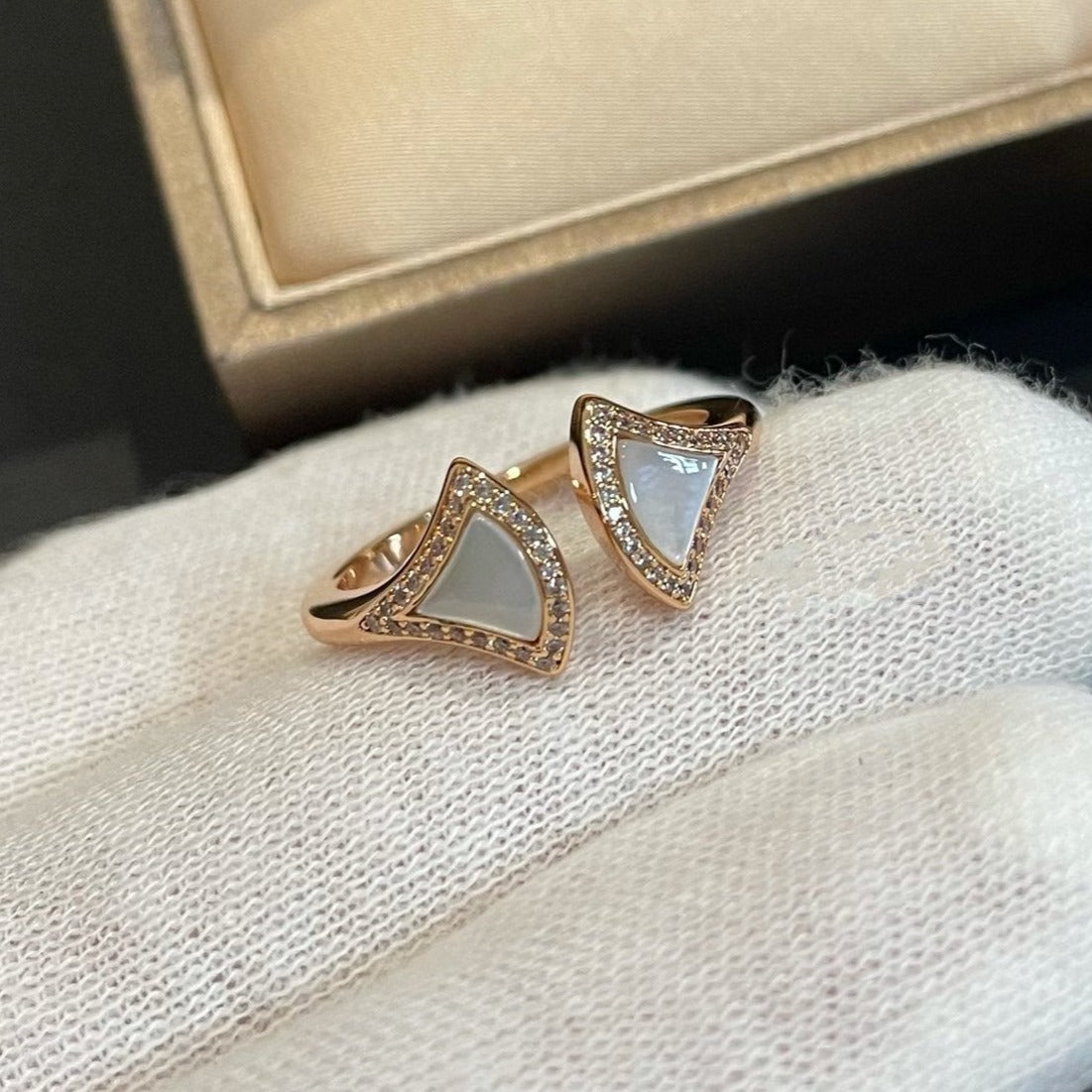 [⭐Shinejoy]DREAM MOP DIAMANT-OFFENER RING
