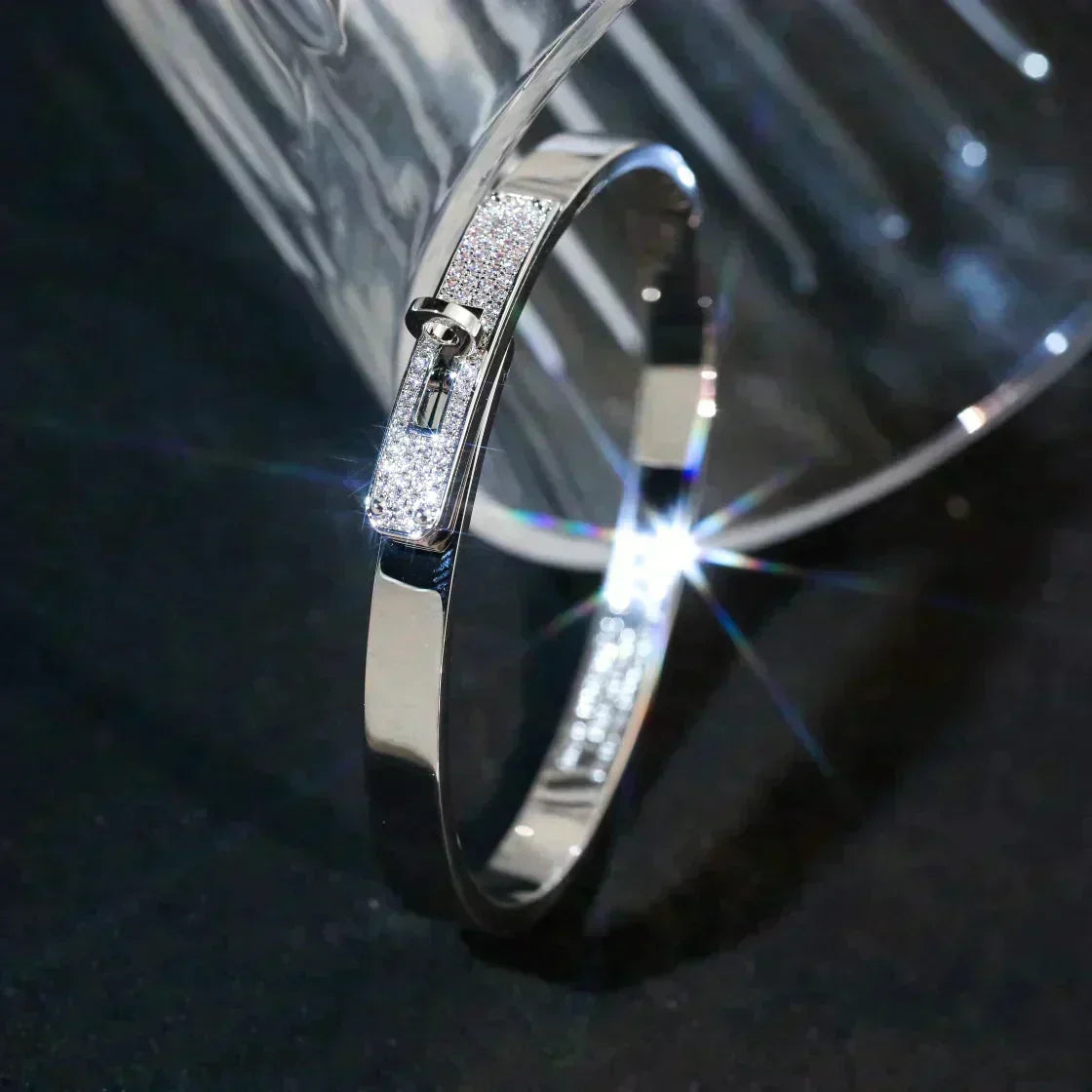 [⭐Shinejoy]KELLY SILVER DIAMOND BRACELET