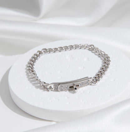 [⭐Shinejoy]KELLY KETTE SILBER DIAMANTARMBAND