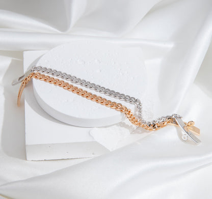 [⭐Shinejoy]KELLY KETTE SILBER DIAMANTARMBAND