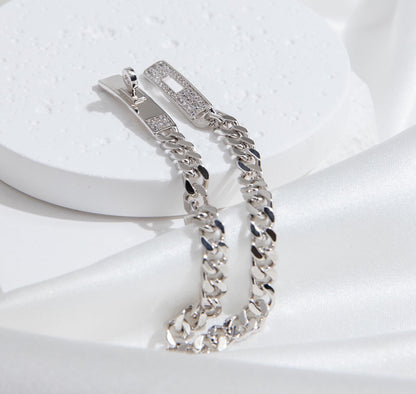 [⭐Shinejoy]KELLY KETTE SILBER DIAMANTARMBAND