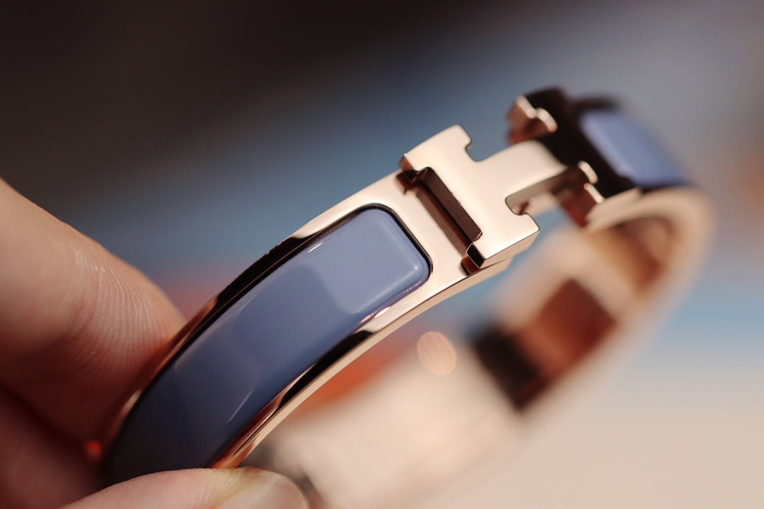 [⭐Shinejoy]Hブレスレット 12MM ブルーグレー