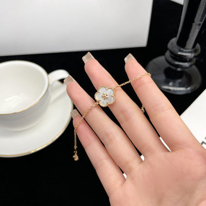 [⭐Shinejoy]ラッキースプリング ローズゴールド MOPブレスレット