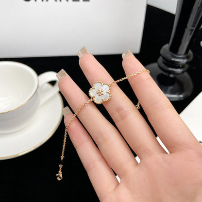[⭐Shinejoy]ラッキースプリング ローズゴールド MOPブレスレット