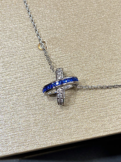 [⭐Shinejoy]LIENS DIAMOND SILBERKETTE