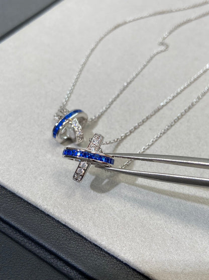 [⭐Shinejoy]LIENS DIAMOND SILBERKETTE
