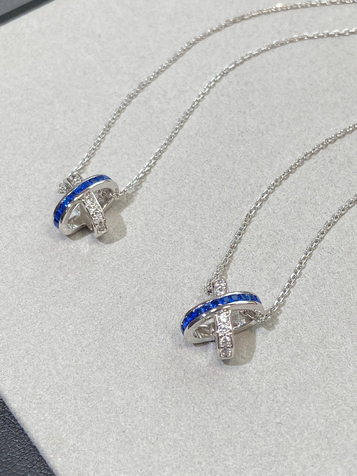[⭐Shinejoy]LIENS DIAMOND SILBERKETTE