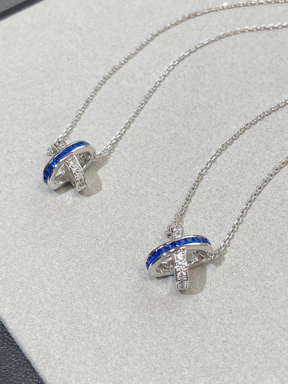 [⭐Shinejoy]LIENS DIAMOND SILBERKETTE