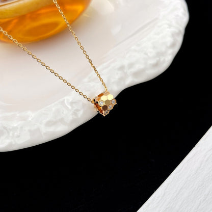 [⭐Shinejoy]BEE MINI ペンダント ダイヤモンドネックレス
