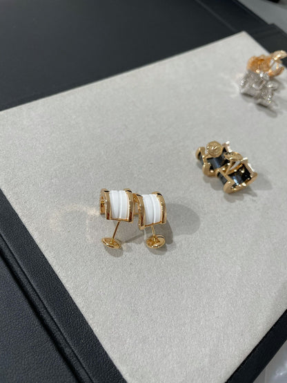 [⭐Shinejoy]ZERO 1 ピンクゴールド セラミックピアス