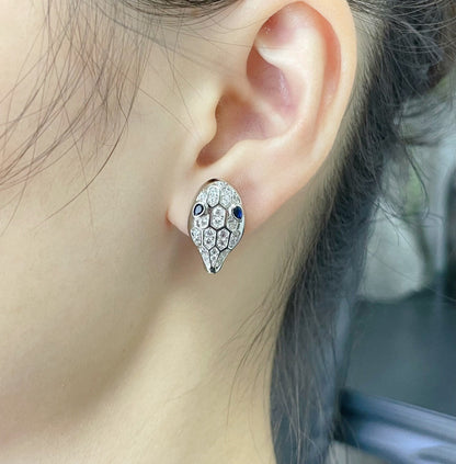 [⭐Shinejoy]SERPENT DIAMANT-OHRSTECKER