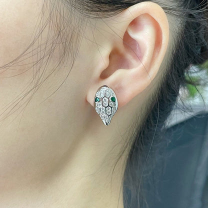 [⭐Shinejoy]SERPENT DIAMANT-OHRSTECKER
