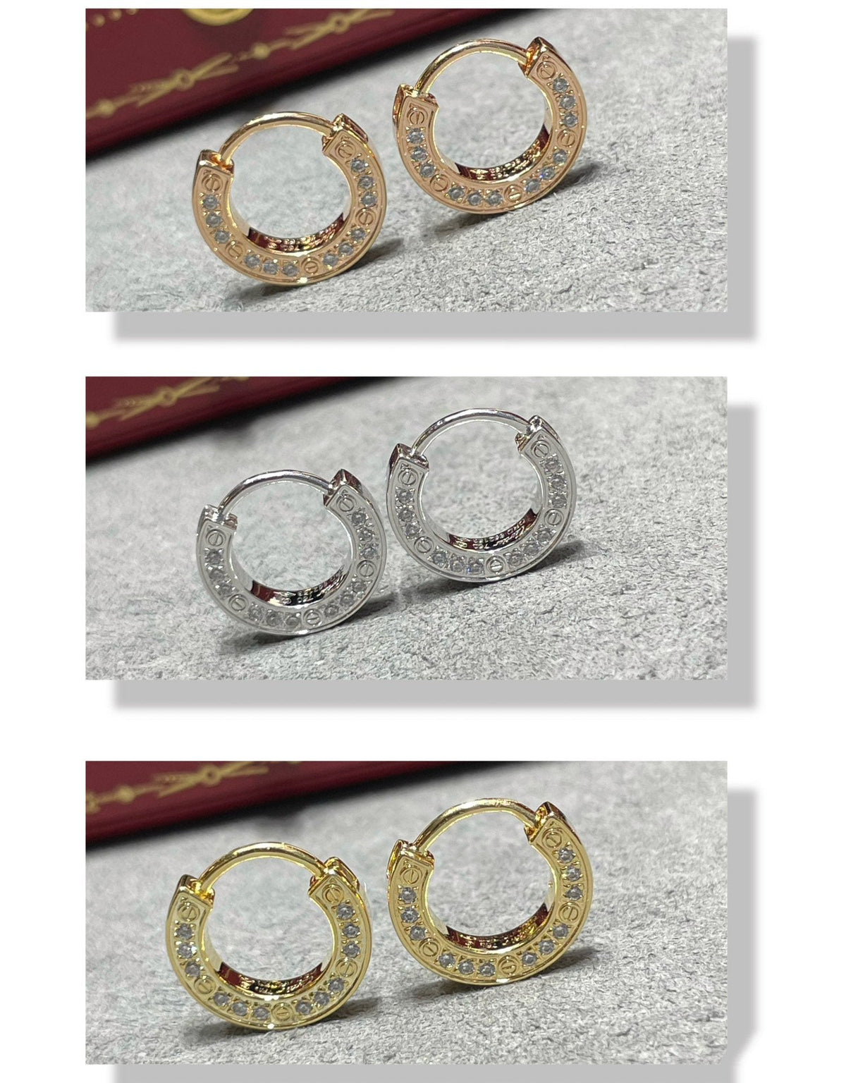 [⭐Shinejoy]LOVE ダイヤモンドピアス