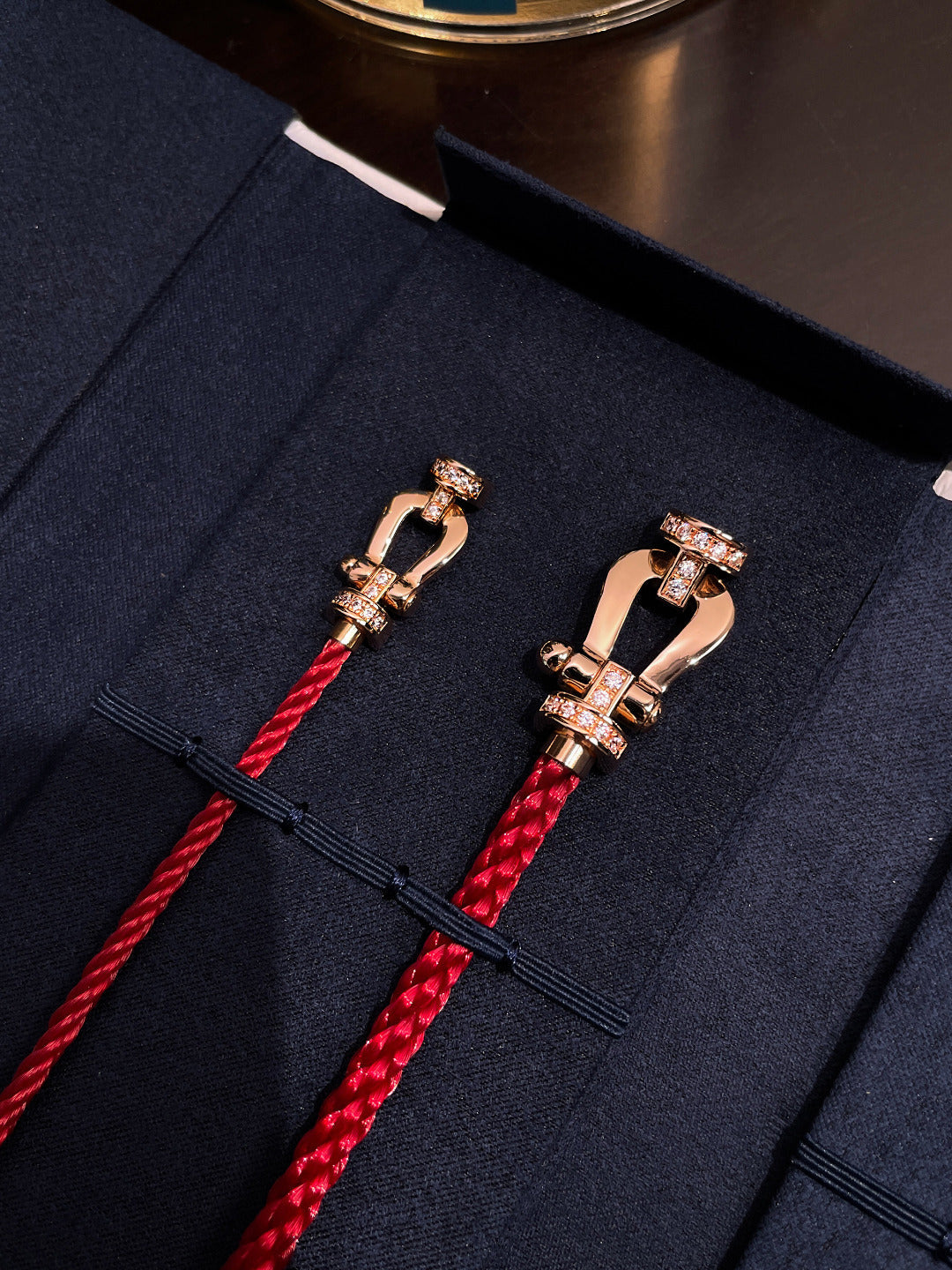 [⭐Shinejoy]FORCE 10 HALF DIAMOND PINK GOLD RED CORDERI LARGE AND MEDIUM MODEL
