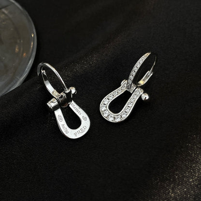 [⭐Shinejoy]FORCE 10 FULL DIAMOND DROP EARRINGS MEDIUM MODEL