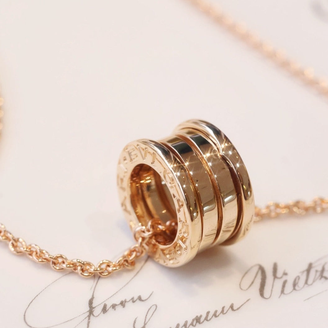 [⭐Shinejoy]ZERO 1 PINKGOLD-HALSKETTE