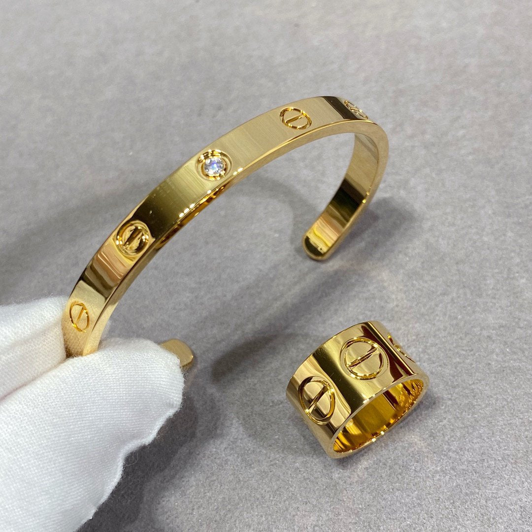 [⭐Shinejoy]LOVE 11MM ラージリング