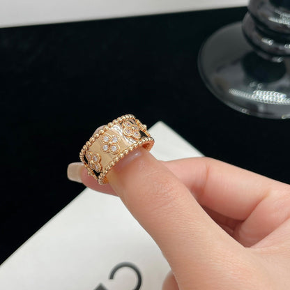 [⭐Shinejoy]PERLEE DIAMANT-RING GROSS